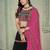 Embroidered Thread Work Semi-Stitched Lehenga & Unstitched Blouse With Dupatta