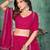 Embroidered Sequinned Semi-Stitched Lehenga & Unstitched Blouse With Dupatta