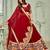 Embroidered Mirror Work Semi-Stitched Lehenga & Unstitched Blouse With Dupatta