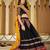 Embroidered Thread Work Semi-Stitched Lehenga & Unstitched Blouse With Dupatta