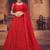 Embroidered Thread Work Semi-Stitched Lehenga & Unstitched Blouse With Dupatta