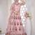 Embroidered Thread Work Semi-Stitched Lehenga & Unstitched Blouse With Dupatta