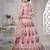 Embroidered Thread Work Semi-Stitched Lehenga & Unstitched Blouse With Dupatta