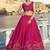 Printed Semi-Stitched Lehenga & Unstitched Blouse With Dupatta
