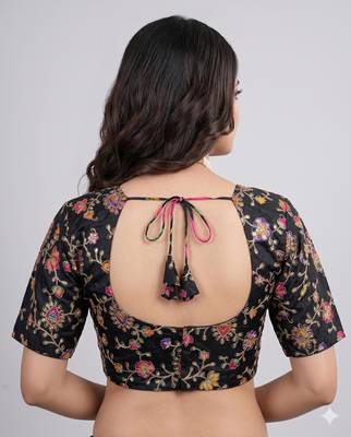Designer embroidered viscose blouse for saree 3