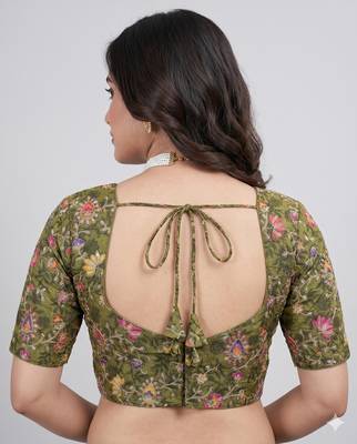 Wedding wear embroidered viscose blouse 3