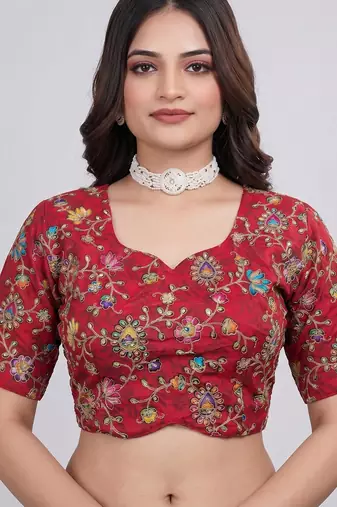 Padded designer blouse for saree & lehenga
