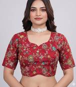 Padded designer blouse for saree & lehenga