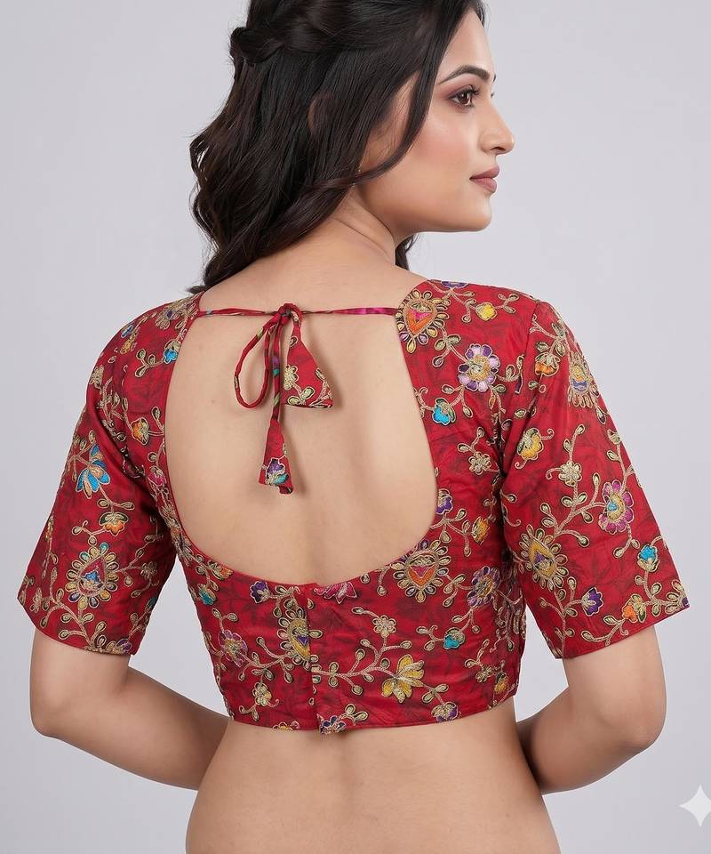 Padded designer blouse for saree & lehenga