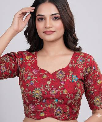 Padded designer blouse for saree & lehenga 4