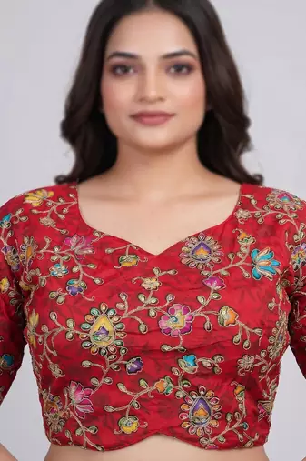 Padded designer blouse for saree & lehenga