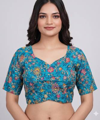 Ethnic embroidered blouse for women 1