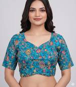 Ethnic embroidered blouse for women