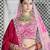 Embroidered Thread Work Semi-Stitched Lehenga & Blouse With Dupatta