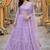 Embroidered Thread Work Semi-Stitched Lehenga & Blouse With Dupatta