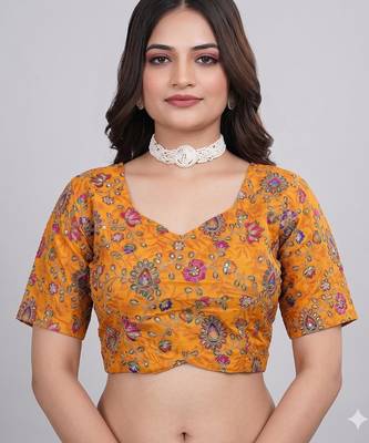 Festive wear sweetheart neck blouse 1