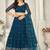 Embroidered Sequinned Semi-Stitched Lehenga & Unstitched Blouse With Dupatta