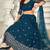 Embroidered Sequinned Semi-Stitched Lehenga & Unstitched Blouse With Dupatta