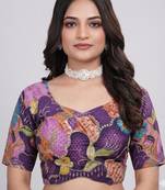 Premium viscose embroidered blouse