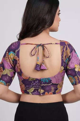 Premium viscose embroidered blouse