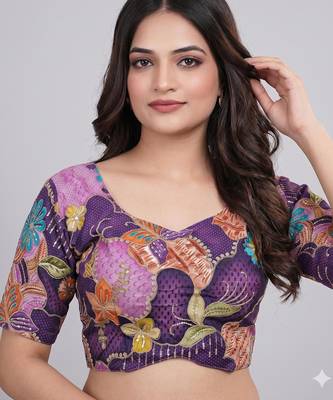 Premium viscose embroidered blouse 5