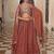 Embroidered Sequinned Semi-Stitched Lehenga & Unstitched Blouse With Dupatta