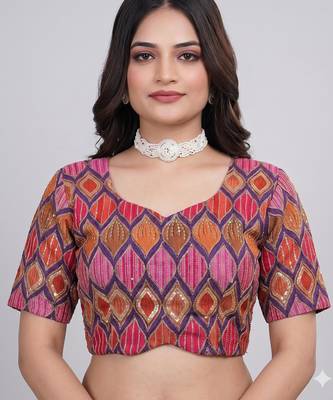 Stylish wedding special embroidered blouse 1