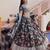 Printed Sequinned Semi-Stitched Lehenga & Unstitched Blouse With Dupatta