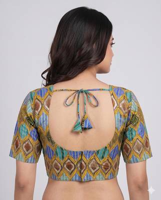 Party wear embroidered readymade blouse 3