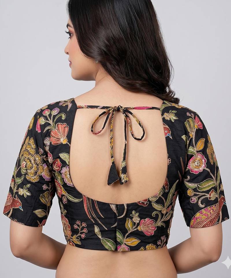 Latest designer saree blouse for women