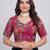 pink color embroidered blouse 36 to 42