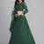 Embroidered Thread Work Semi-Stitched Net Lehenga & Blouse With Dupatta