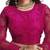 Embroidered Thread Work Semi-Stitched Net Lehenga & Blouse With Dupatta