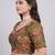 Elegant sweetheart neck saree blouse