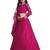 Embroidered Thread Work Semi-Stitched Net Lehenga & Blouse With Dupatta