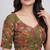 Elegant sweetheart neck saree blouse