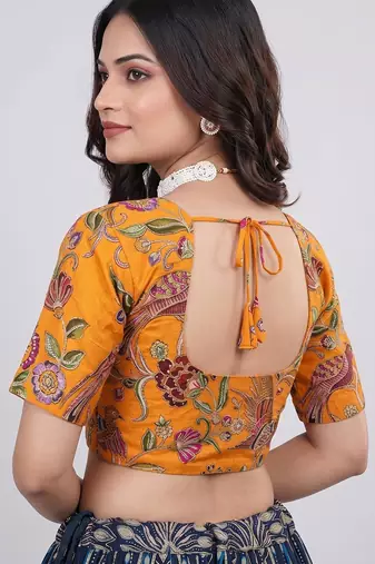 Heavy embroidery ethnic wear blouse