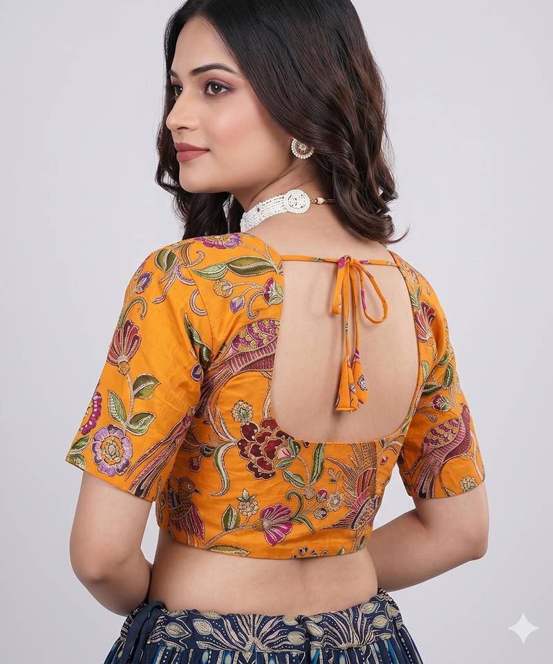 Heavy embroidery ethnic wear blouse