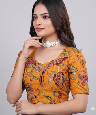 Heavy embroidery ethnic wear blouse 5