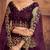 Embroidered Thread Work Semi-Stitched Net Lehenga & Blouse With Dupatta