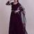 Embroidered Thread Work Semi-Stitched Net Lehenga & Blouse With Dupatta