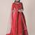 Embroidered Thread Work Semi-Stitched Lehenga & Blouse With Dupatta