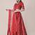 Embroidered Thread Work Semi-Stitched Lehenga & Blouse With Dupatta
