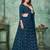 Embroidered Semi-Stitched Lehenga & Unstitched Blouse With Dupatta