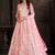 Embroidered Thread Work Semi-Stitched Lehenga & Unstitched Blouse With Dupatta