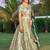 Embroidered Satin Semi-Stitched Lehenga & Unstitched Blouse & Dupatta