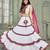 Embroidered Thread Work Semi-Stitched Lehenga & Unstitched Blouse With Dupatta
