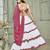 Embroidered Thread Work Semi-Stitched Lehenga & Unstitched Blouse With Dupatta