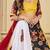 Embroidered Thread Work Semi-Stitched Lehenga & Unstitched Blouse With Dupatta