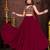 Floral Embroidered Semi-Stitched Lehenga & Unstitched Blouse With Dupatta